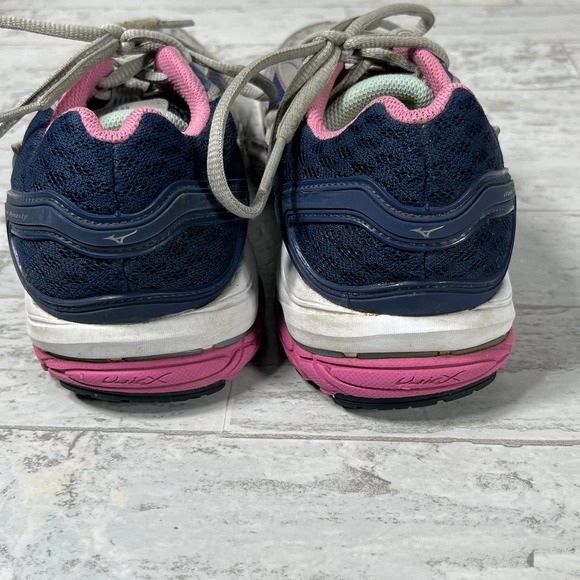 Mizuno Wave Dynasty Athletic Shoes Unisex W 7.5 M 5.5 Gray Running Athleisure - Picture 5 of 9